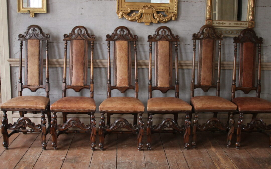 Item no 8, I6 baroque chairs